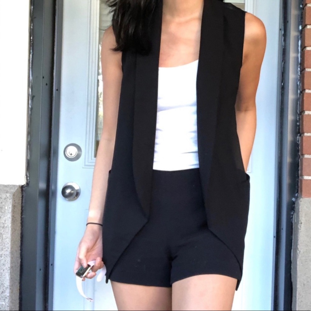 Forever 21 black vest